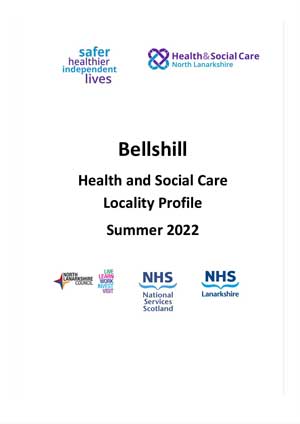 Front cover of Bellshill Locality Profile document