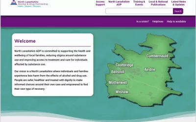 Launch of North Lanarkshire Alcohol & Drug Partnership website
